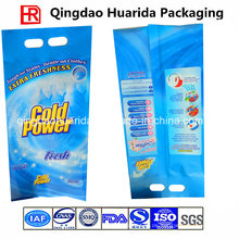 Zurück versiegelte Waschpulver-Plastikverpackungs-Tasche mit kundenspezifischem Logo